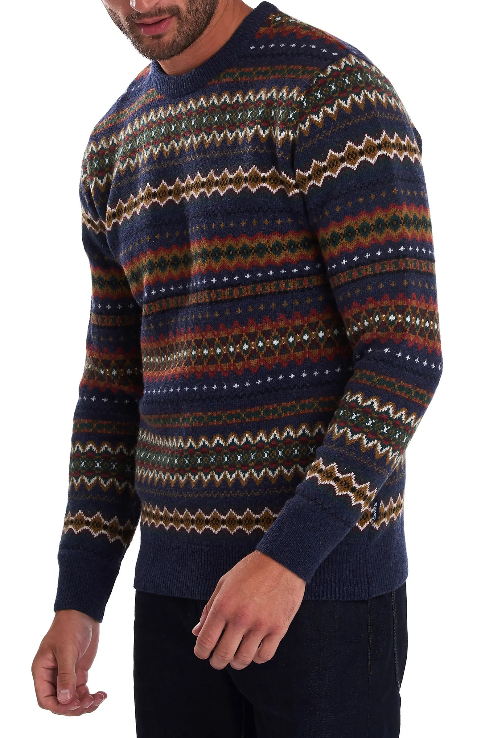 Barbour Fair Isle Crewneck Wool Sweater | Nordstrom | Nordstrom