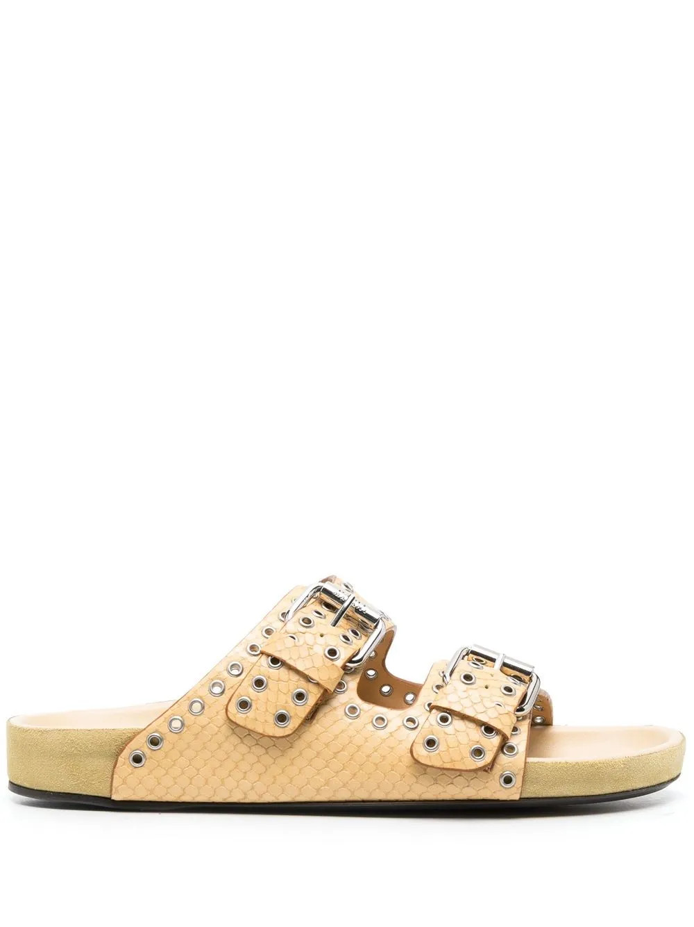 Lennyo snake-effect leather sandals | Farfetch Global