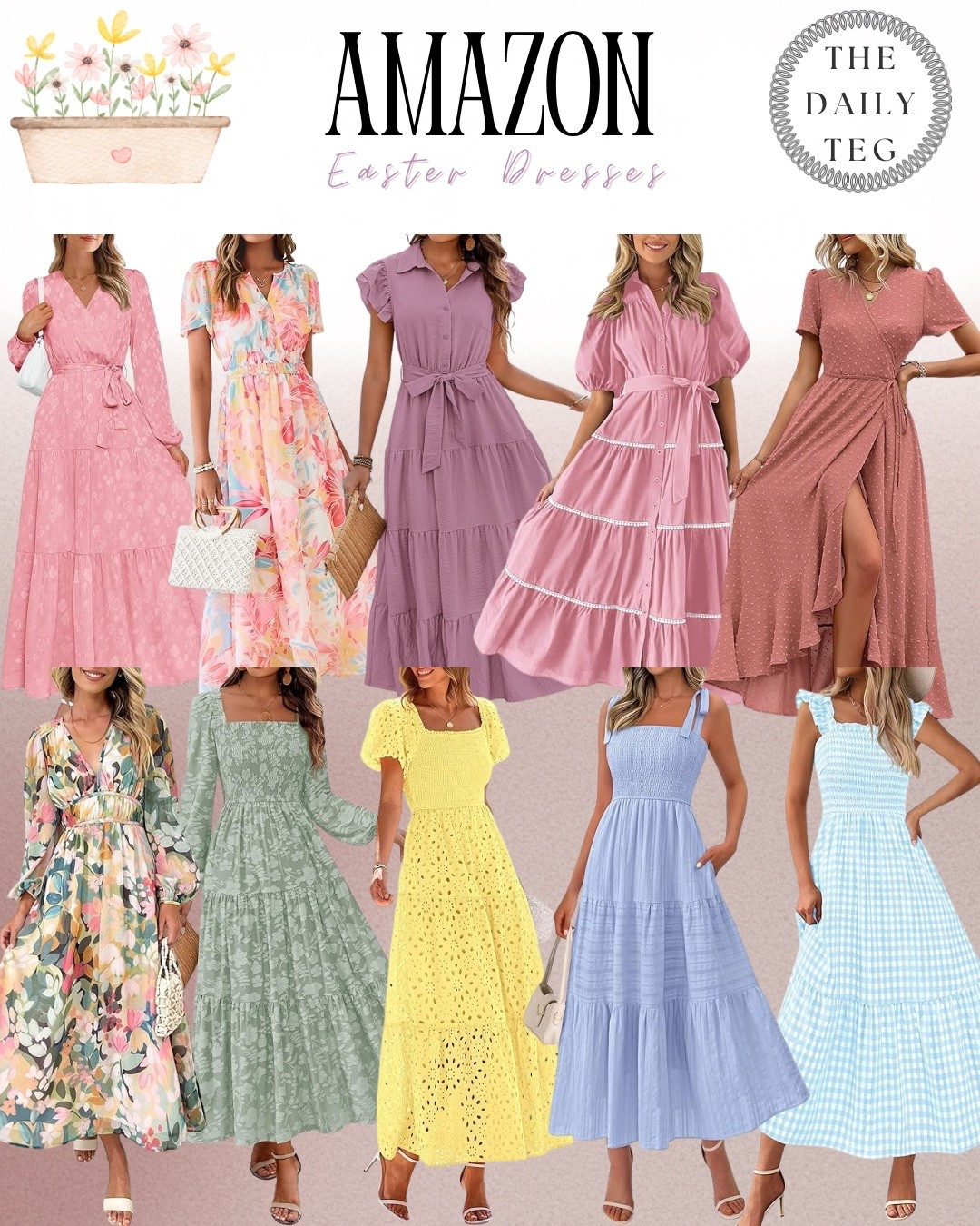 Easter dress roundup from Amazon 🐰✨

Soft pastels, florals, eyelet details + bump-friendly fits that still feel feminine and polished. Whether you’re headed to church, brunch, or family photos. these are such easy, affordable wins.

#AmazonFashion #EasterStyle #SpringDresses

#LTKSpringSale #LTKU #LTKSeasonal