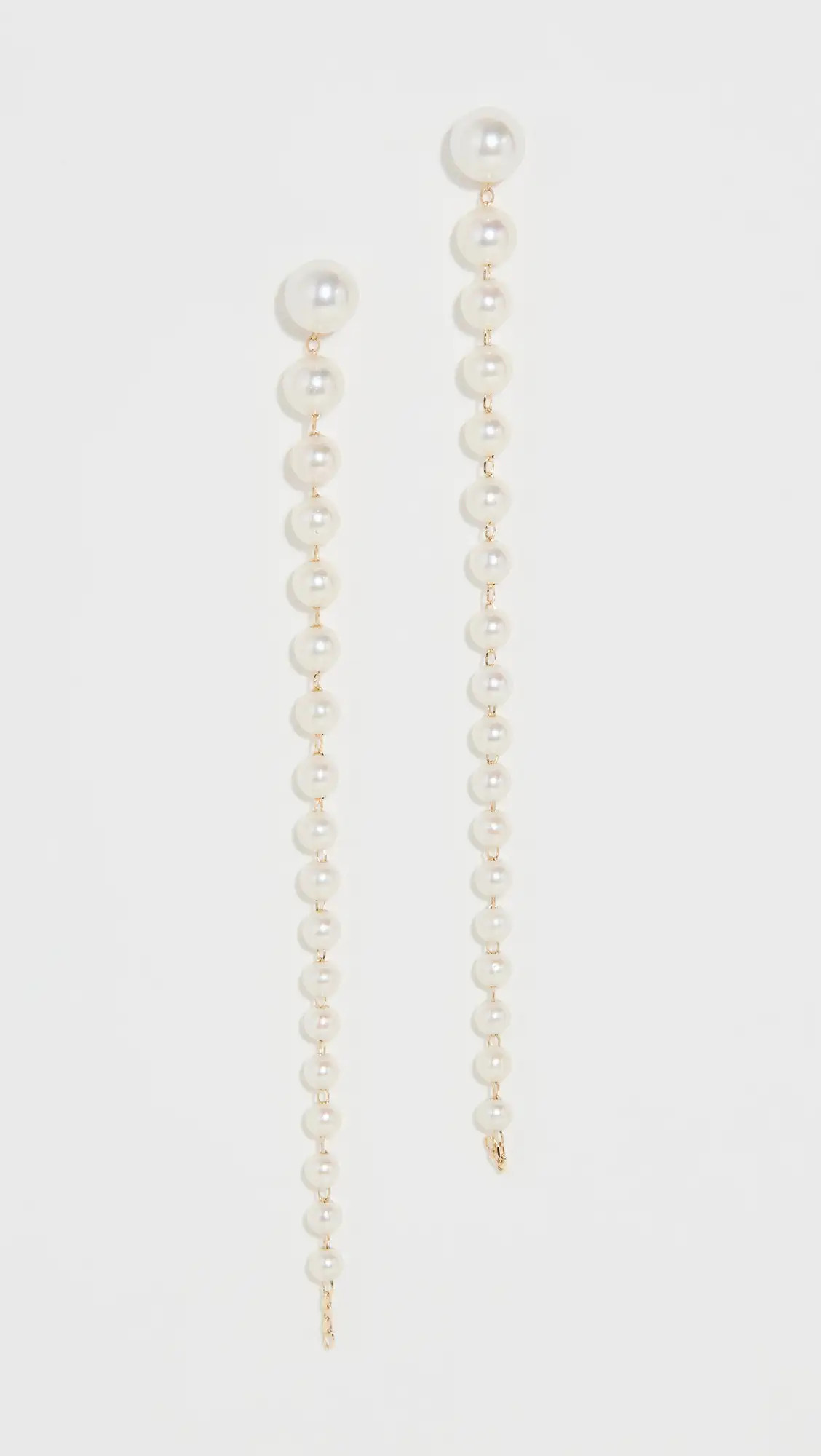 Mizuki 14k Linear Pearl Earrings | Shopbop | Shopbop