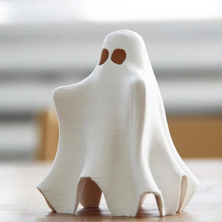 yilyih Ceramic Ghosts Small Scary Ghost Figurines Halloween Ghost Sculpture Statue Farmhouse Tier... | Walmart (US)