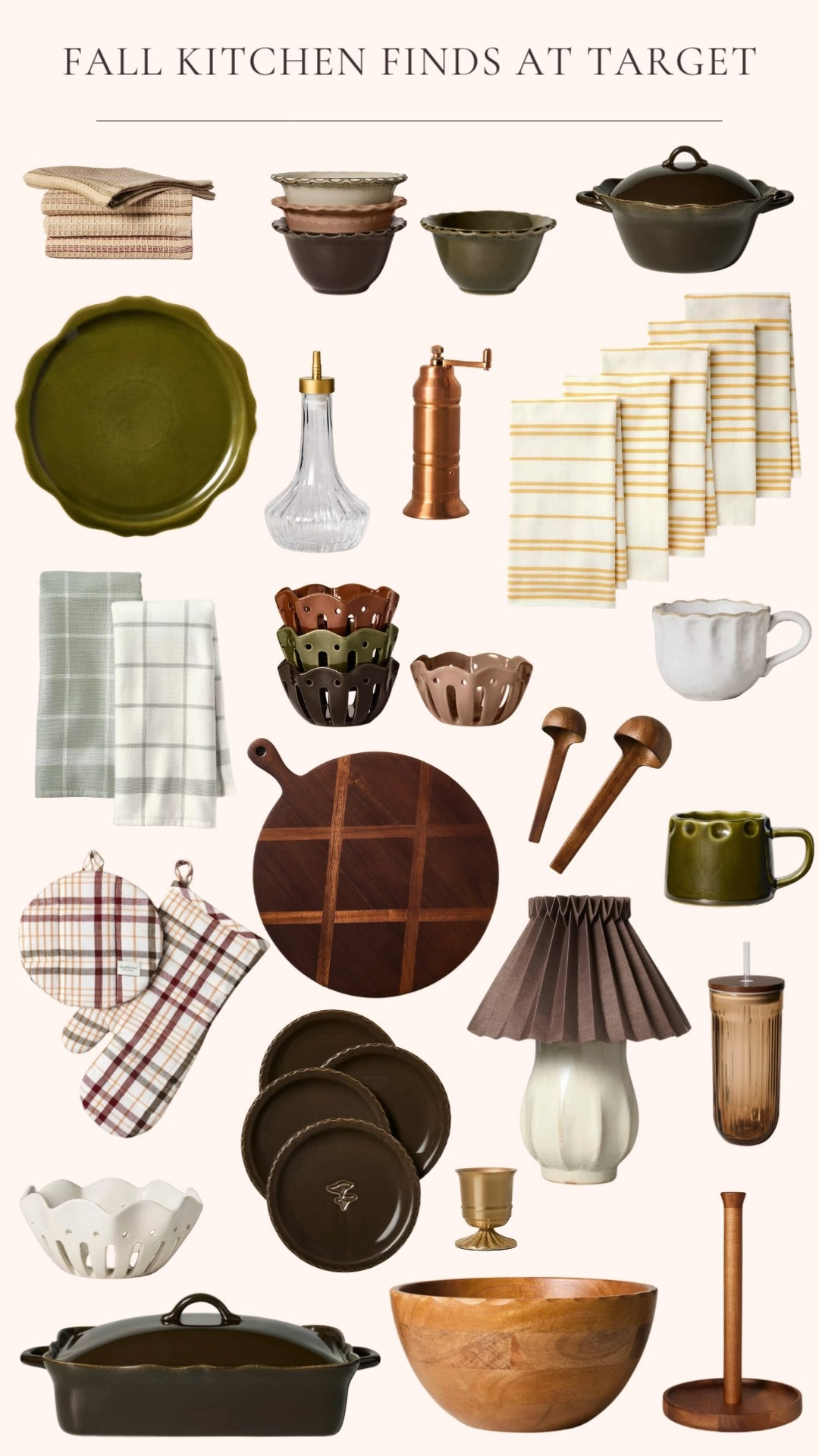  

 Targets fall kitchen line is pretty!! I have these dish towels and they are soft and absorbent. 

This little lamp would be so cute on my countertop. I’m also looking at these pretty mushroom plates  

#LTKFindsUnder50 #LTKSeasonal #LTKHome