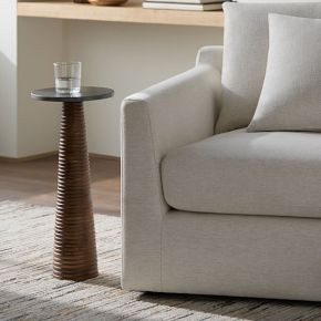 Varo Marble Drink Table (10") | West Elm (US)