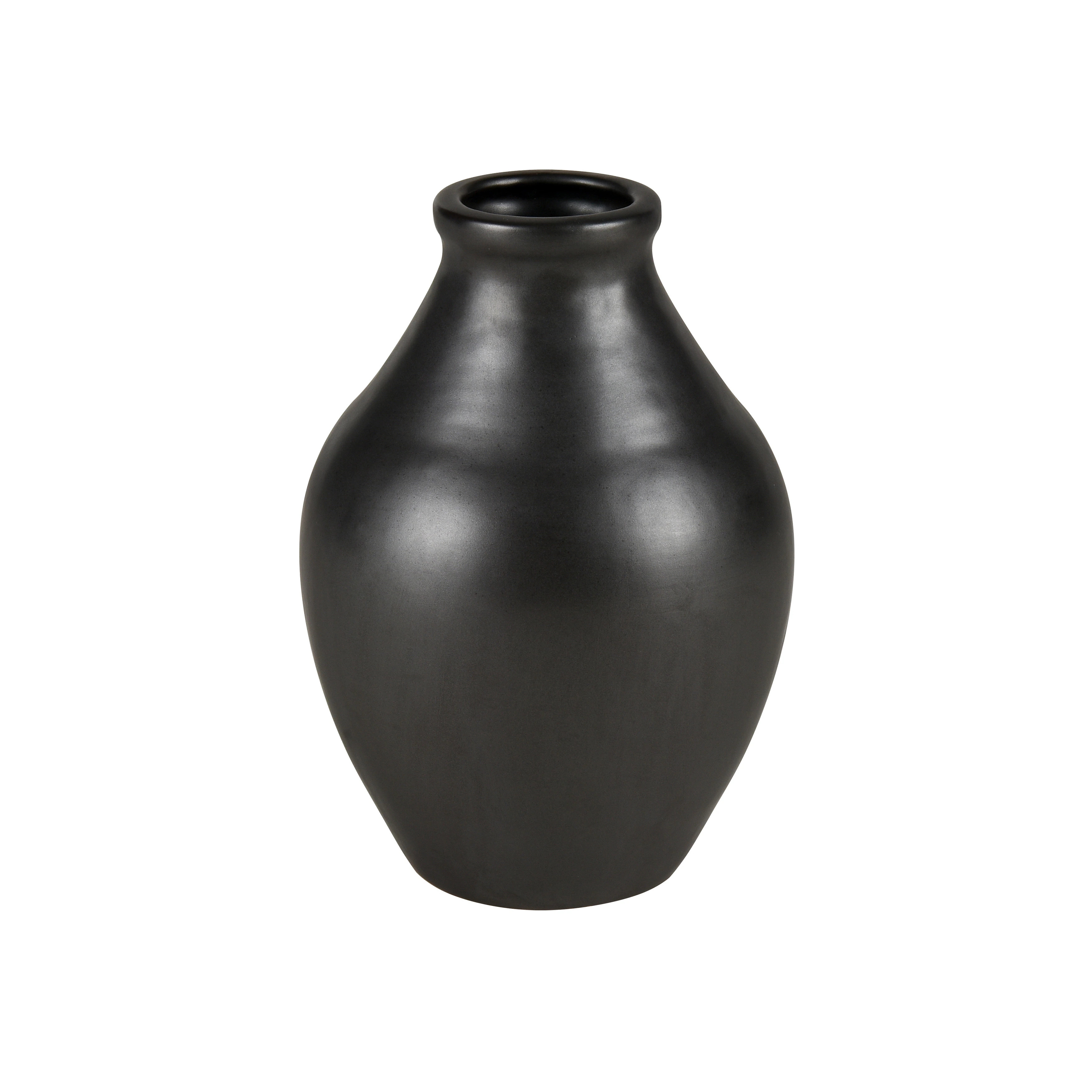 Faye Vase - Small Black | Bed Bath & Beyond