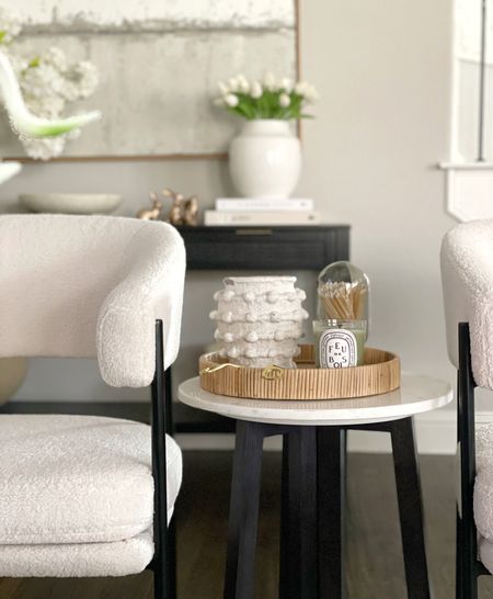 I love this small table we use for drinks in our living room sitting area! 

Spring decor 
Easter decor 

home office
oureveryday.home
tv console table
tv stand
dining table 
sectional sofa
light fixtures
living room decor
dining room
amazon home finds
wall art
Home decor

#LTKhome #LTKunder50 #LTKsalealert