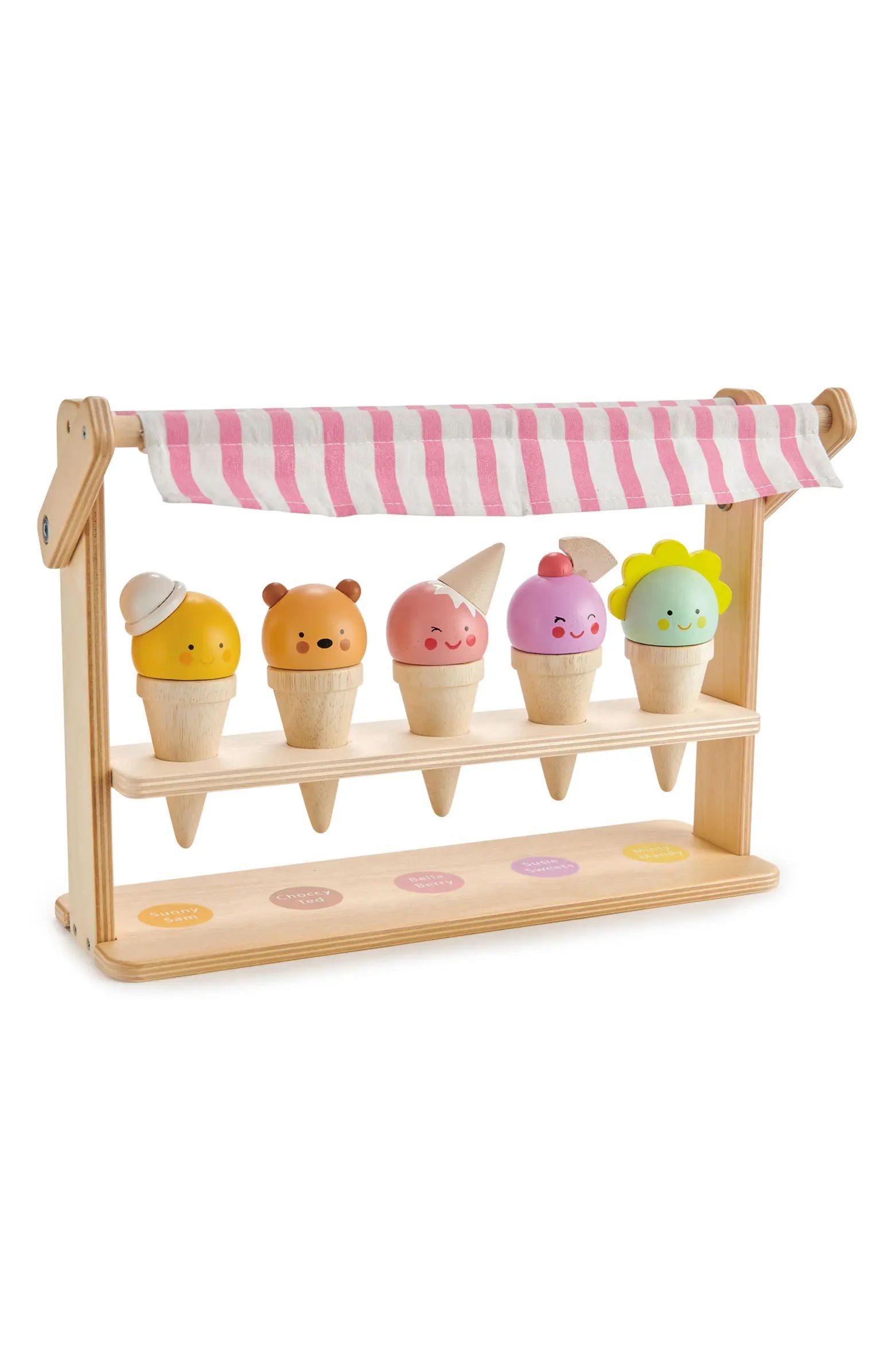 Tender Leaf Toys Scoops & Smiles Ice Cream Cone Stand Set | Nordstrom | Nordstrom