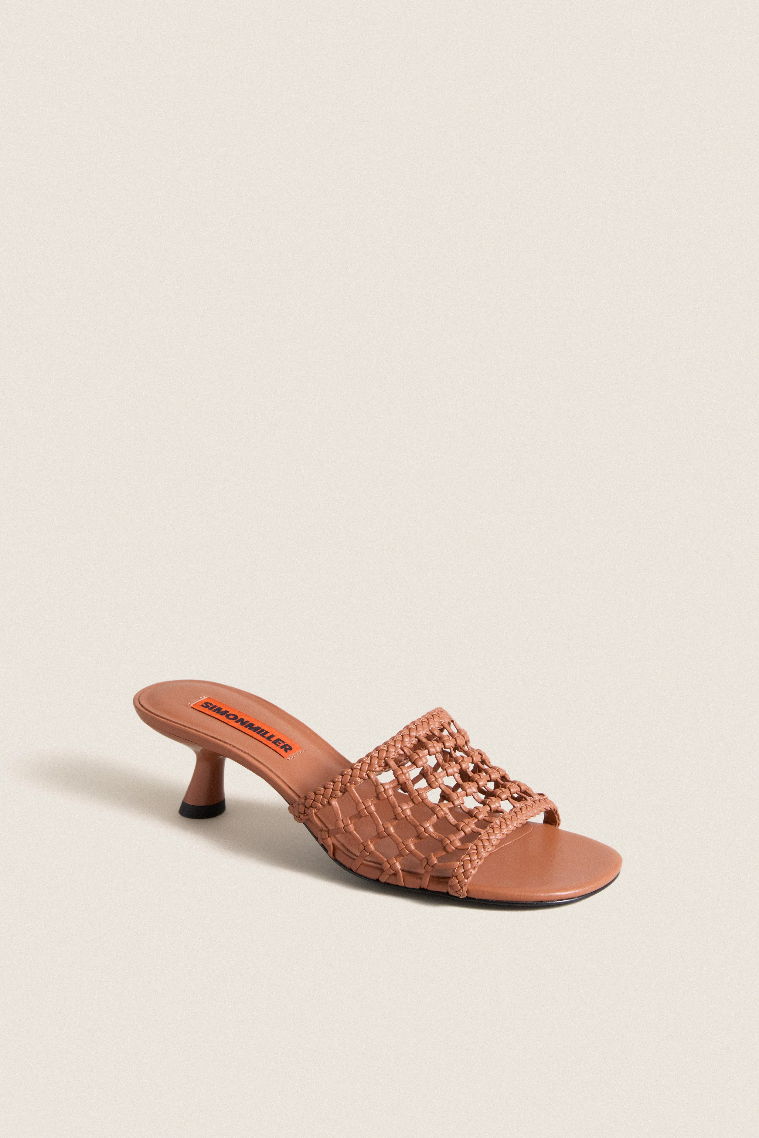 Chestnut Knotted Beep Heels | Tuckernuck (US)