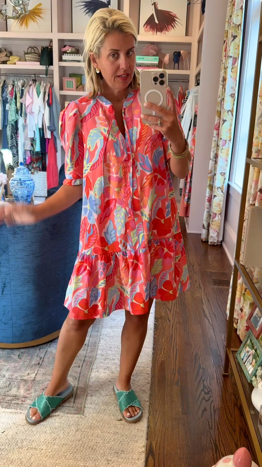 The cutest Mary Square dress ever and on sale! I’m in a small and 8 sandal tts.

#LTKdayinmylife #LTKOver40 #LTKmomlife
