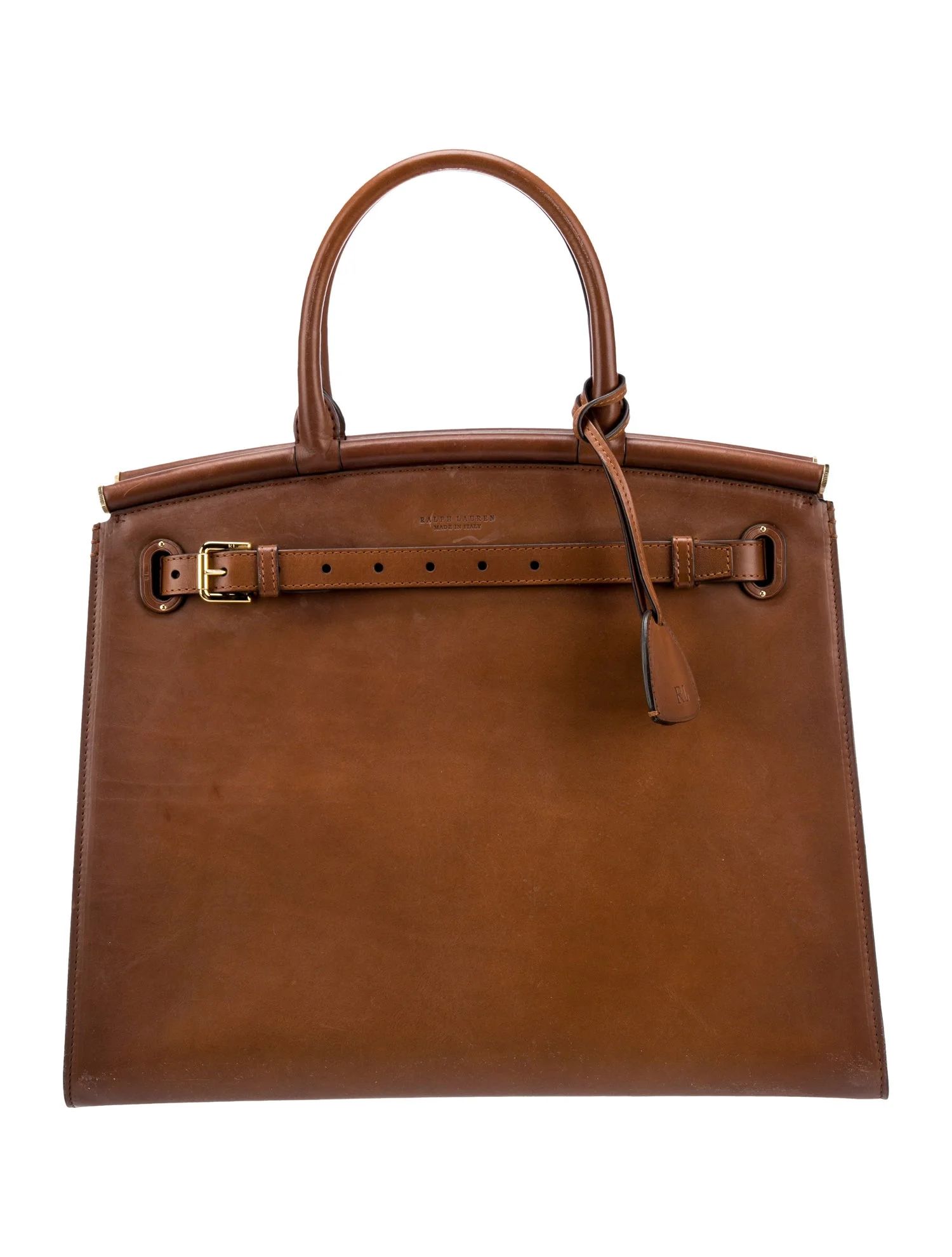 Leather RL50 Handle Bag | The RealReal