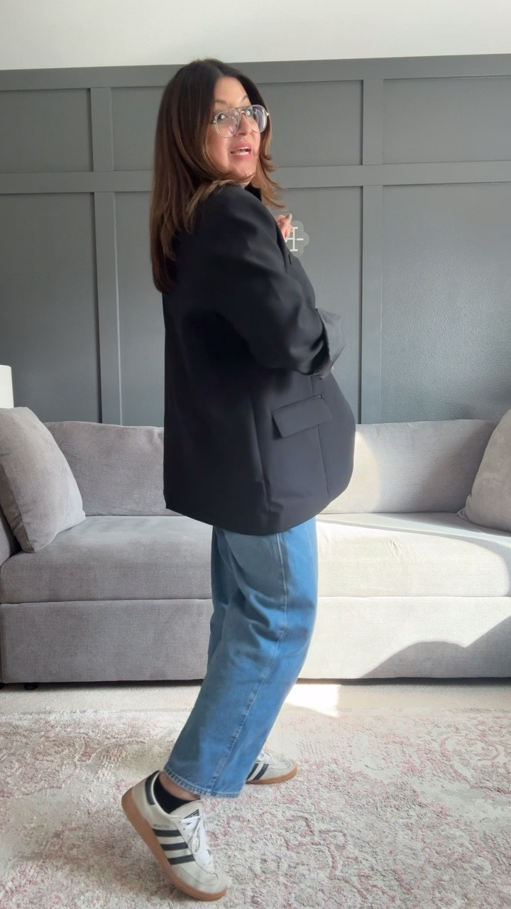ASOS blazer - L
Madewell barrel jeans - 32
Adidas

@Madewell @ASOS @onequince @adidas

#LTKOver40 #LTKMidsize #LTKootd