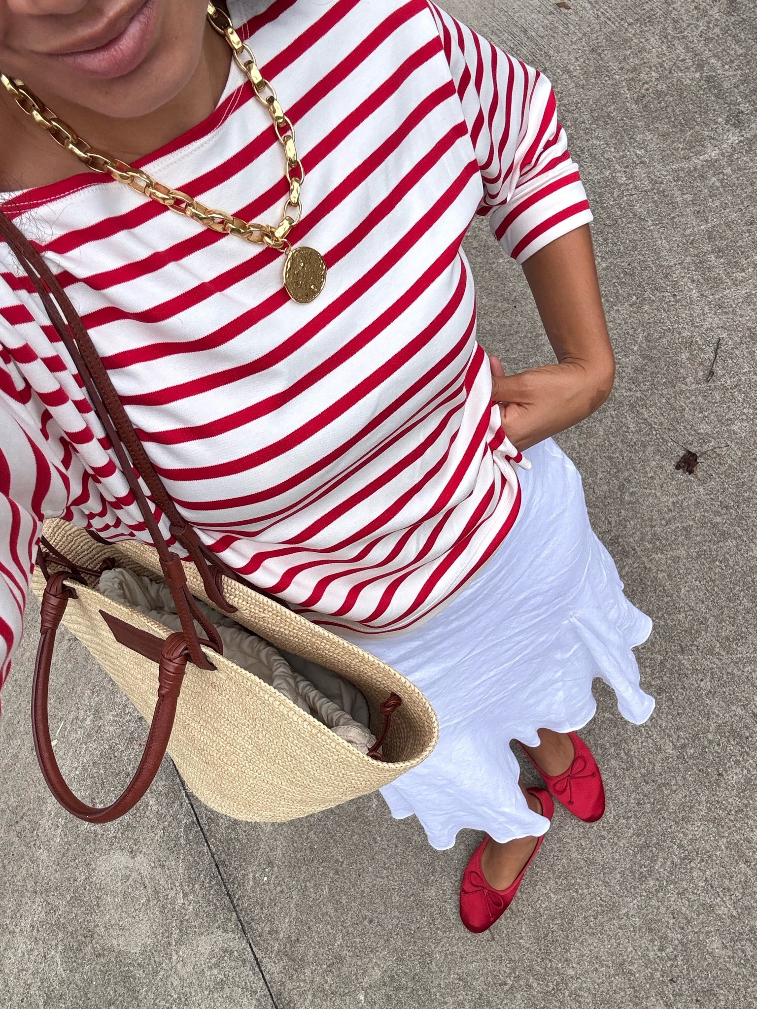 White linen midi skirt outfit… summer isn’t over yet!

#LTKootd