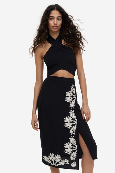 Halterneck Crop Top | H&M (US + CA)