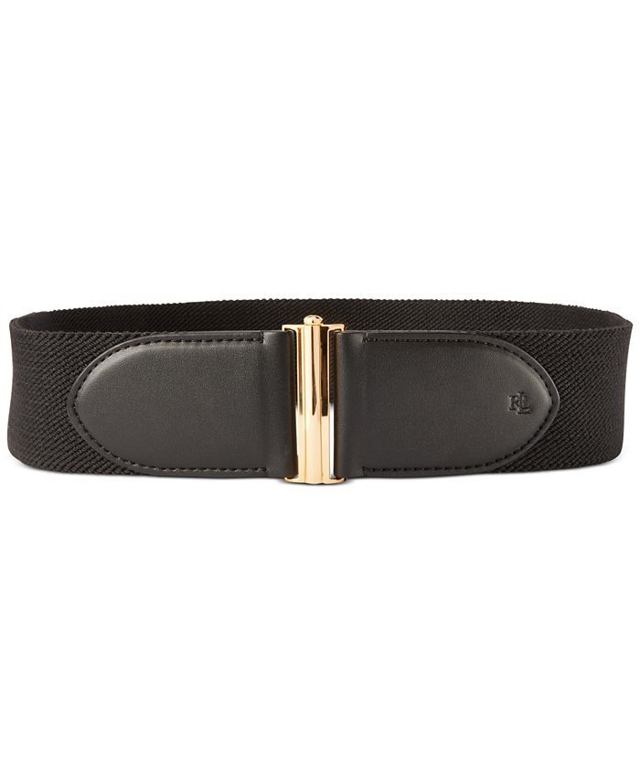 Lauren Ralph Lauren Interlock Stretch Belt & Reviews - Belts - Handbags & Accessories - Macy's | Macys (US)