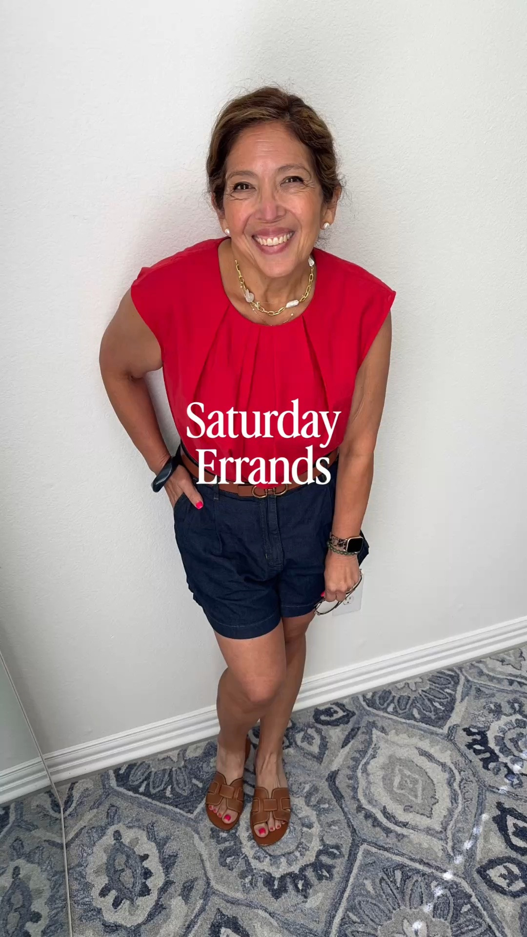 An easy Saturday morning, grabbing coffee, going grocery shopping, and doing a little meal prep. 
Wearing my favorite top from Mm LaFleur (size down), denim pleat shorts from JCrew and my fave sandals from MGemi

#LTKootd #LTKgrwm #LTKdayinmylife