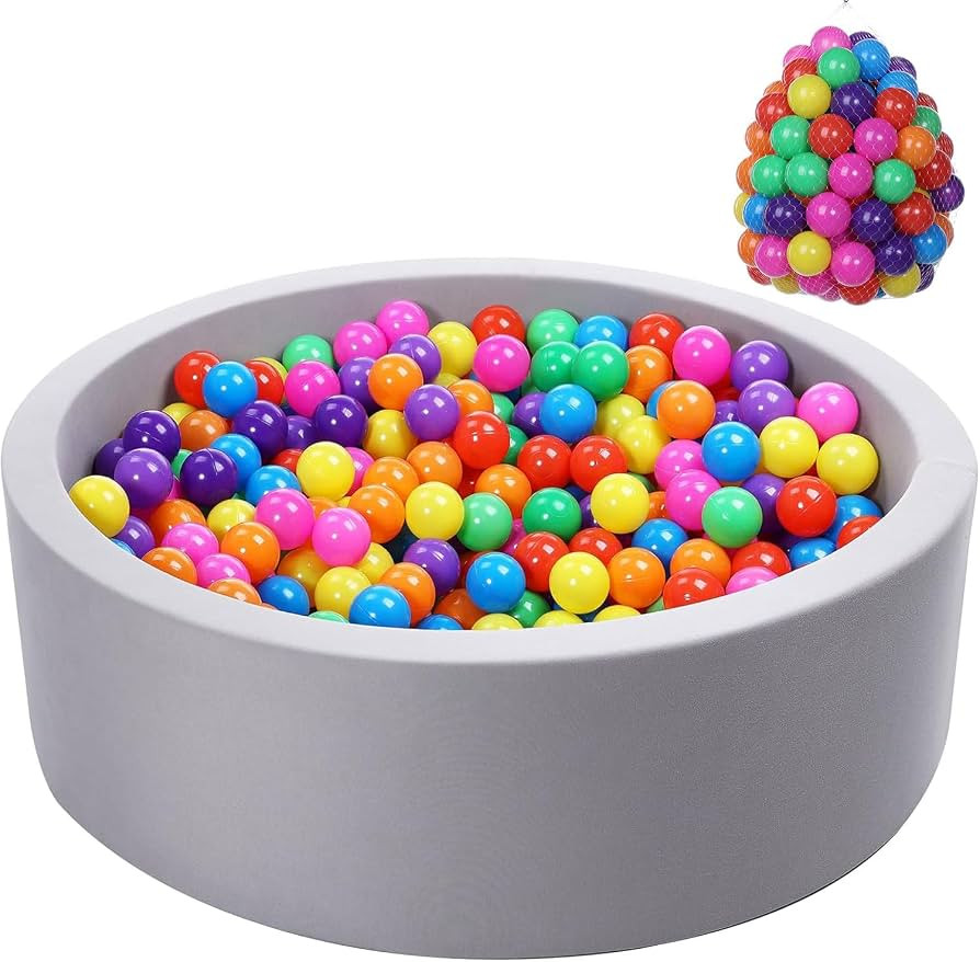 YAVAYI Kids Play Tent Ball Pool with 100 Colorful Balls Indoor Outdoor Round Kids Memory Foam Bal... | Amazon (CA)