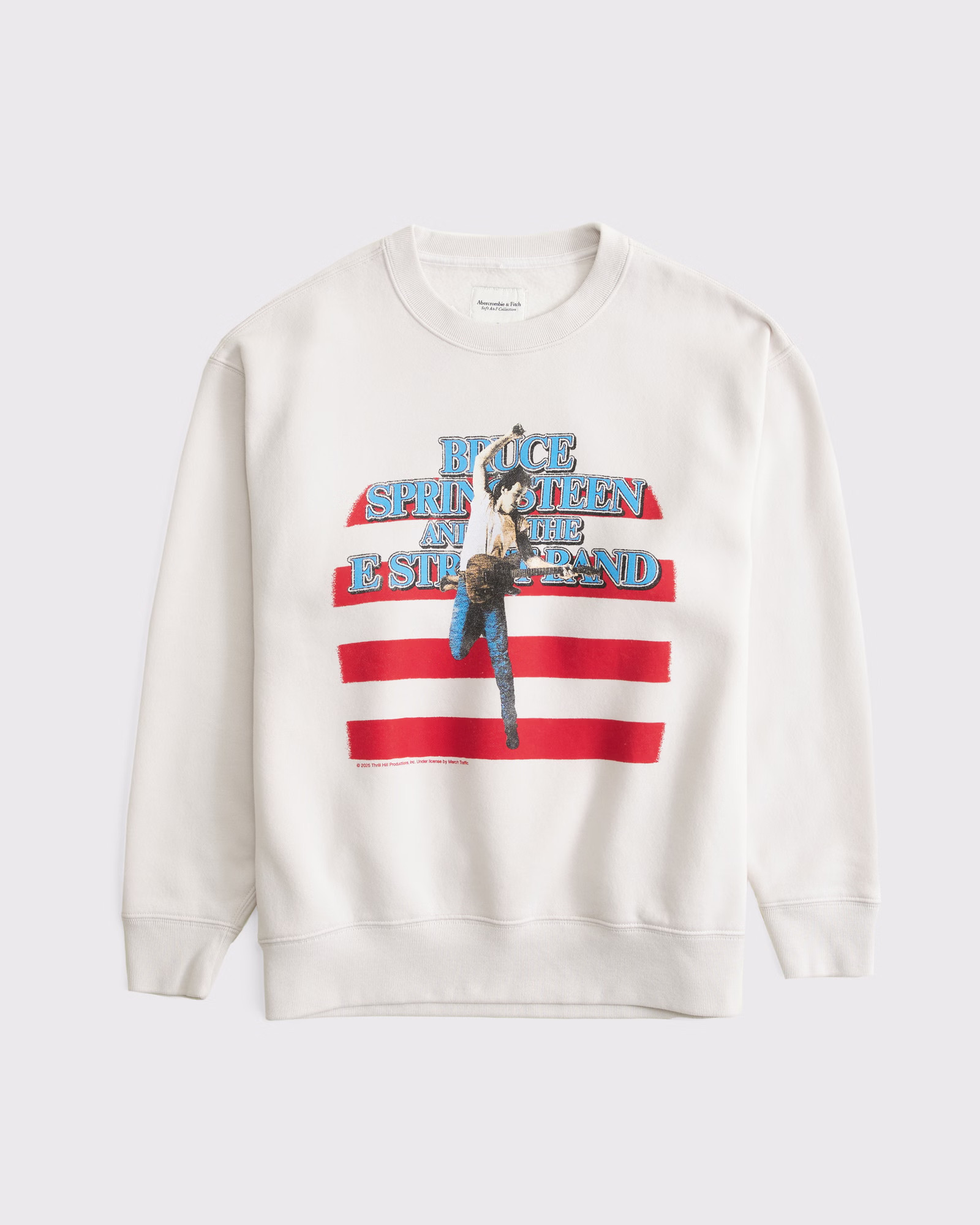Women's Bruce Springsteen Oversized Sunday Crew | Women's New Arrivals | Abercrombie.com | Abercrombie & Fitch (US)
