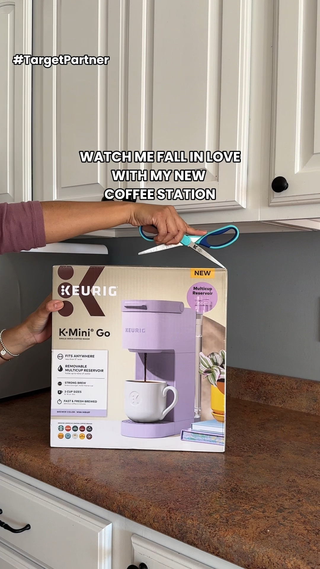 #Ad ✨☕️ New kitchen must-have alert! The Keurig K-Mini Go coffee maker is giving me all the feels! It’s the perfect gift idea for Christmas! 🎁🎄 Not only does it fit perfectly in small spaces, but it’s also a stylish addition to my counter. It comes in three gorgeous colors—gray, navy, and my favorite, Violet! 💜 Don’t forget to grab the Keurig cleansing kit and your fave K-Cup pods on your next Target run! Happy Holidays! 🛒🎉 #KeurigLove #KitchenGoals #GiftIdeas #HappyHolidays @Keurig @Target @TheOriginalDonutShop #TargetPartner #Target

#LTKGiftGuide #LTKHome #LTKHoliday