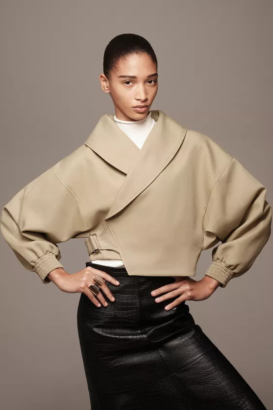 CROPPED JACKET - THE ITEM ZARA WOMAN | Zara UK