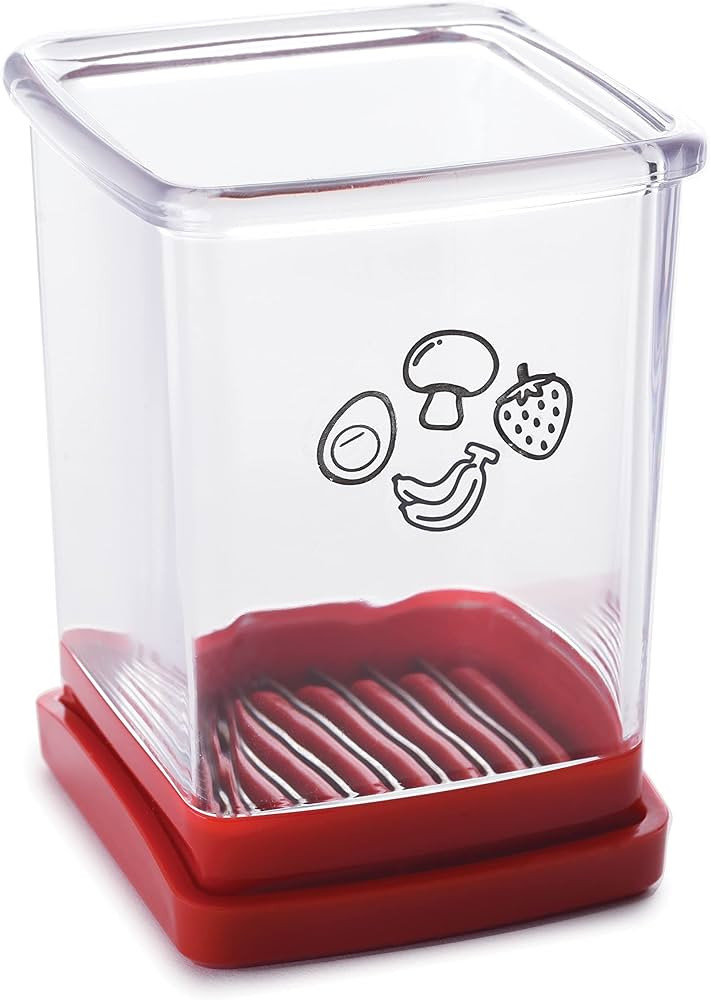 Norpro Speed Slicer with Push Plate, Red, 3"L x 3"W x 4.25"H | Amazon (US)