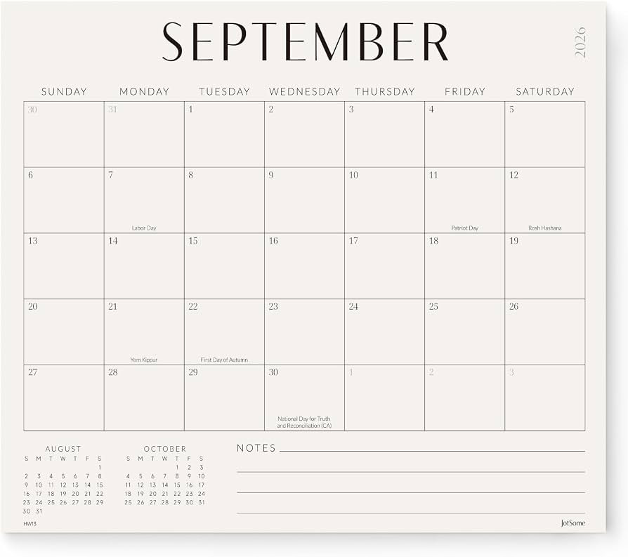 Jotsome Magnetic Calendar for Refrigerator 2026-2027 | Amazon (US)