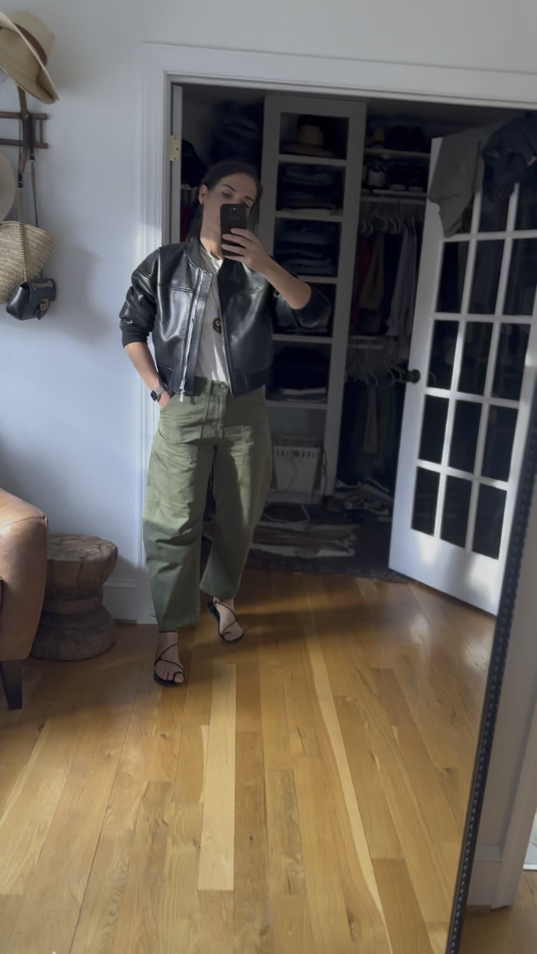 OOTN: Dinner with friends edition
✨ Aritzia bomber (M) ✨ Gap barrel pants (6) ✨ Target tee (S) ✨ Tkees sandals (10, TTS)
#MomStyle #Aritzia #Gap #TargetFinds #Tkees

What I share: over 40 style, affordable style, fashion (vintage and new) and home decor (vintage and new) finds, mom style, travel tips and inspo. 

#LTKStyleTip #LTKSeasonal #LTKOver40