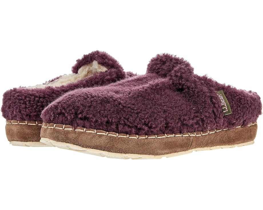 L.L.Bean Cozy Slipper Slide Pile Fleece | Zappos