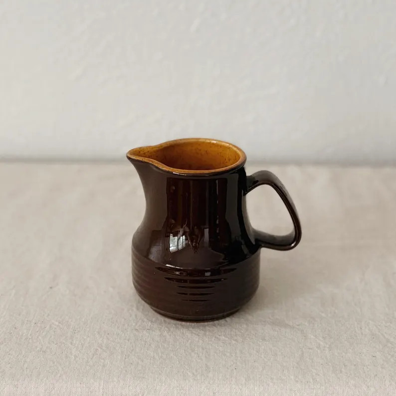 Vintage Creamer Pitcher From Homer Laughlin Hearthside Gold Glade Collection - Etsy | Etsy (US)