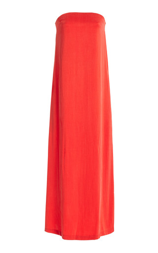 Voyage Strapless Satin Maxi Dress | Moda Operandi (Global)