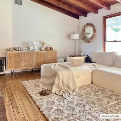 Prompton Cream Plush Area Rug | Boutique Rugs