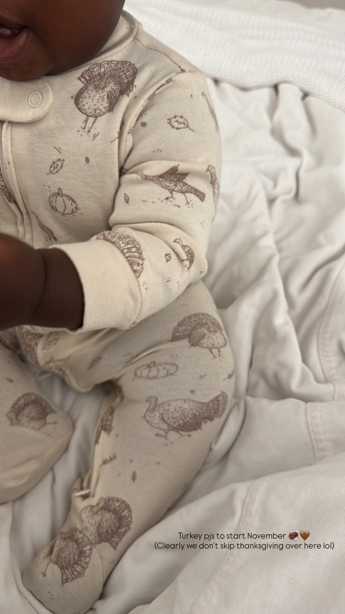 Turkey pjs to start November 🦃🤎
(Clearly we don’t skip thanksgiving over here lol)

#LTKBaby #LTKKids #LTKFindsUnder50