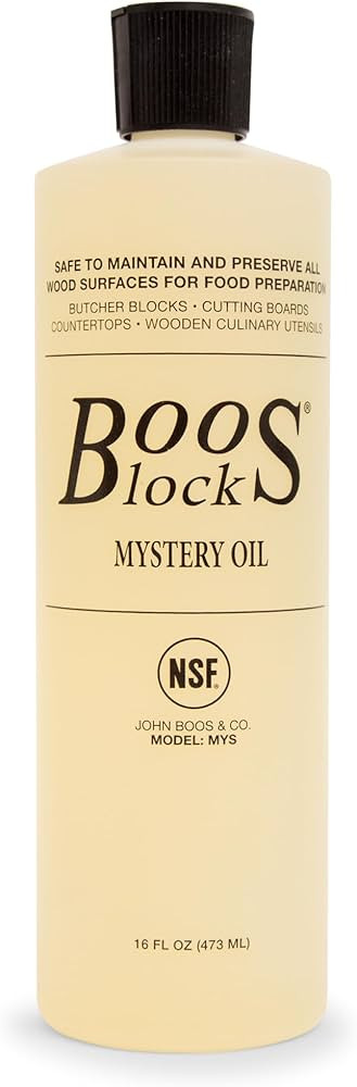 John Boos MYSB Mystery Butcher Block Oil, 16 Ounce Bottle | Amazon (US)