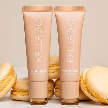 Palladio Butter Balm - Hydrating Lip Balm with Sheer Tint, Aloe, Peptides, Shea Butter, and Vegan... | Amazon (US)