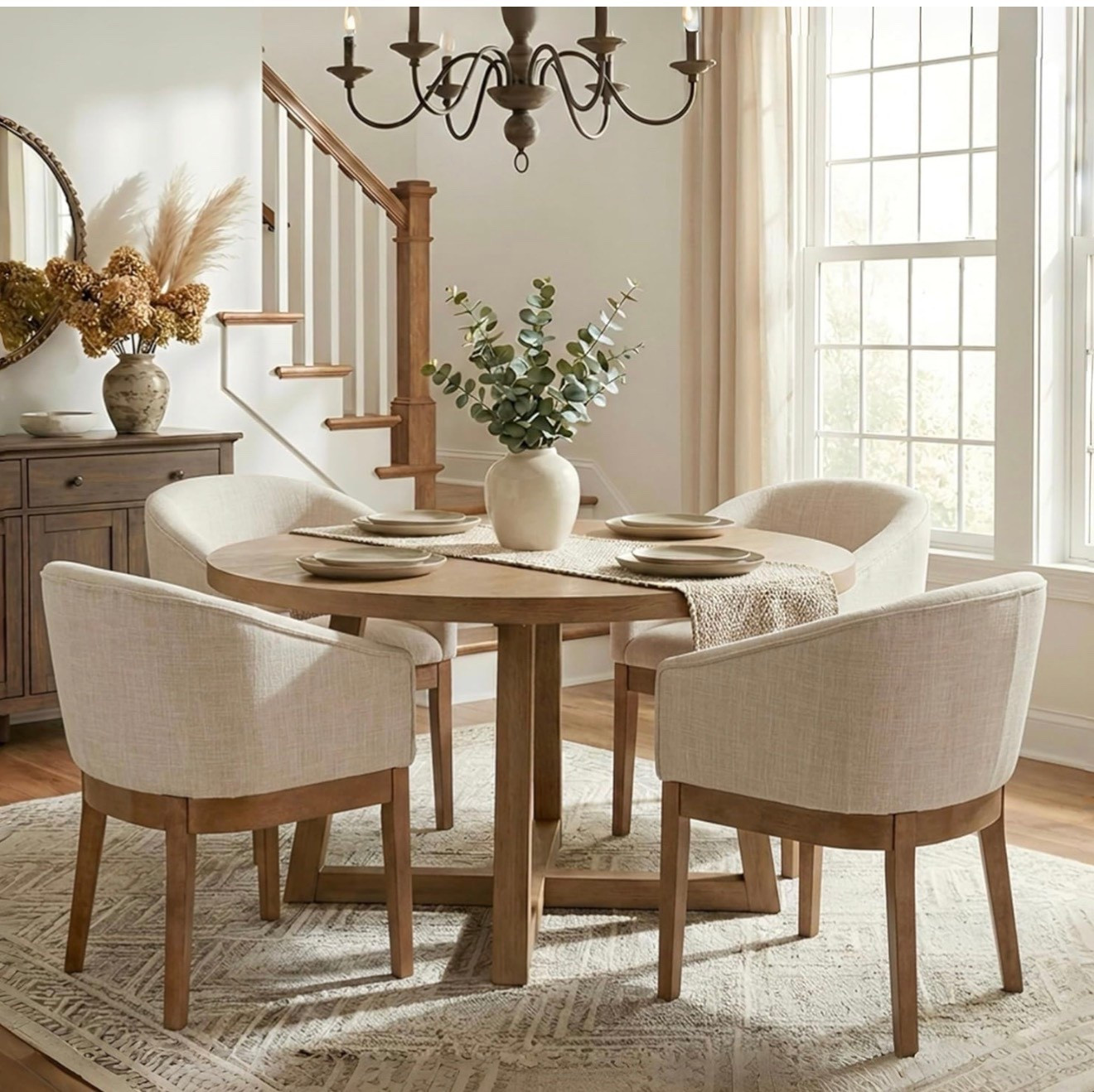 Dining chairs set of 4 under $500

Different styles under $500 

#LTKSeasonal #LTKHome #LTKdayinmylife
