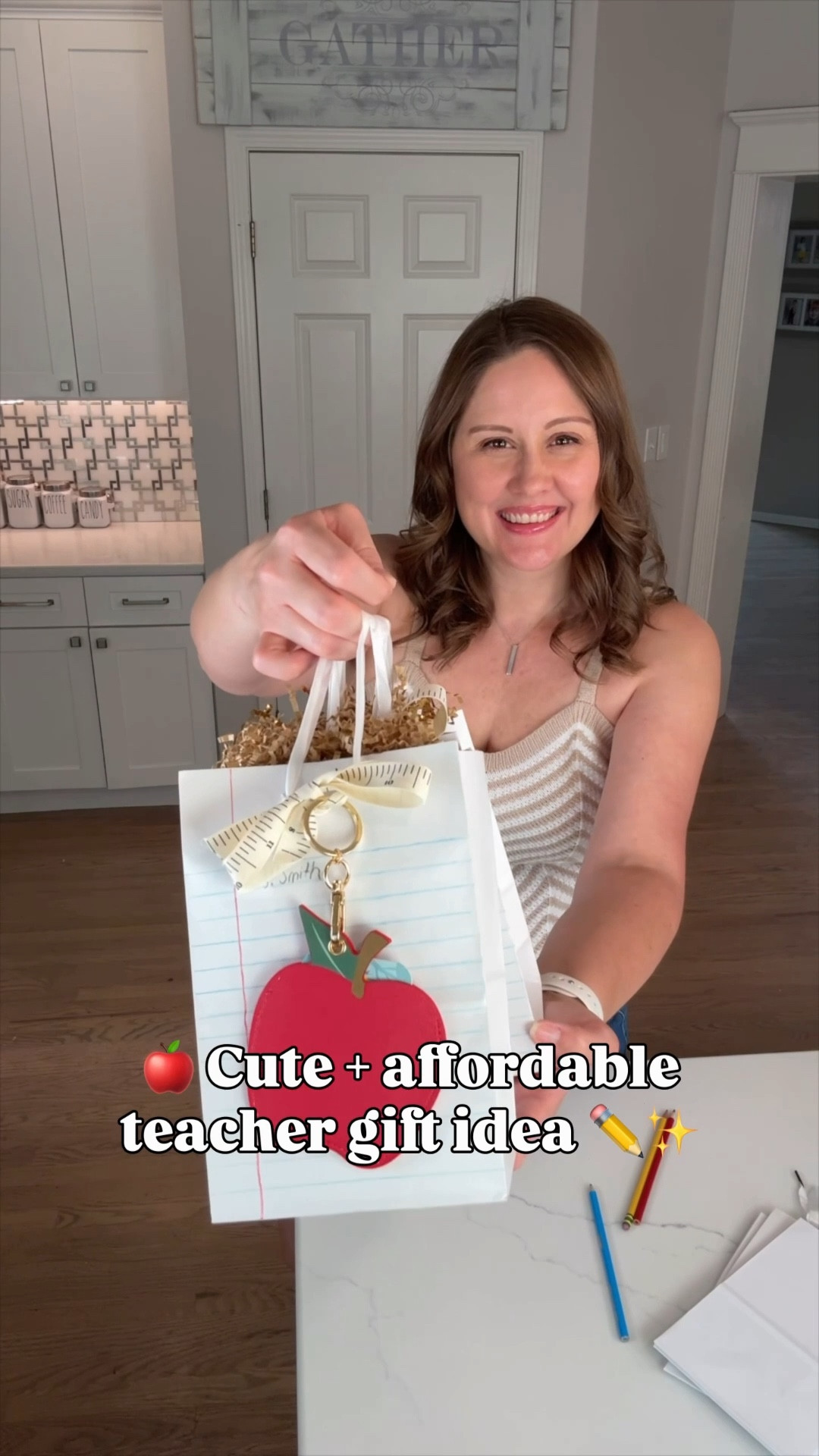 🍎✨ STOP scrolling—this is the cutest teacher gift idea!!

These notebook paper bags are SO easy to make and look way more expensive than they are 🙌 fill them with their favorite drinks, snacks, and a gift card and you’re done ✔️

The measuring tape ribbon?! the perfect little detail that makes it feel extra special ✏️

Save this for Teacher Appreciation Week because this one’s a WIN 👏

#TeacherAppreciation #TeacherGiftIdeas #DIYGifts #AffordableFinds #GiftInspo

#LTKmomlife