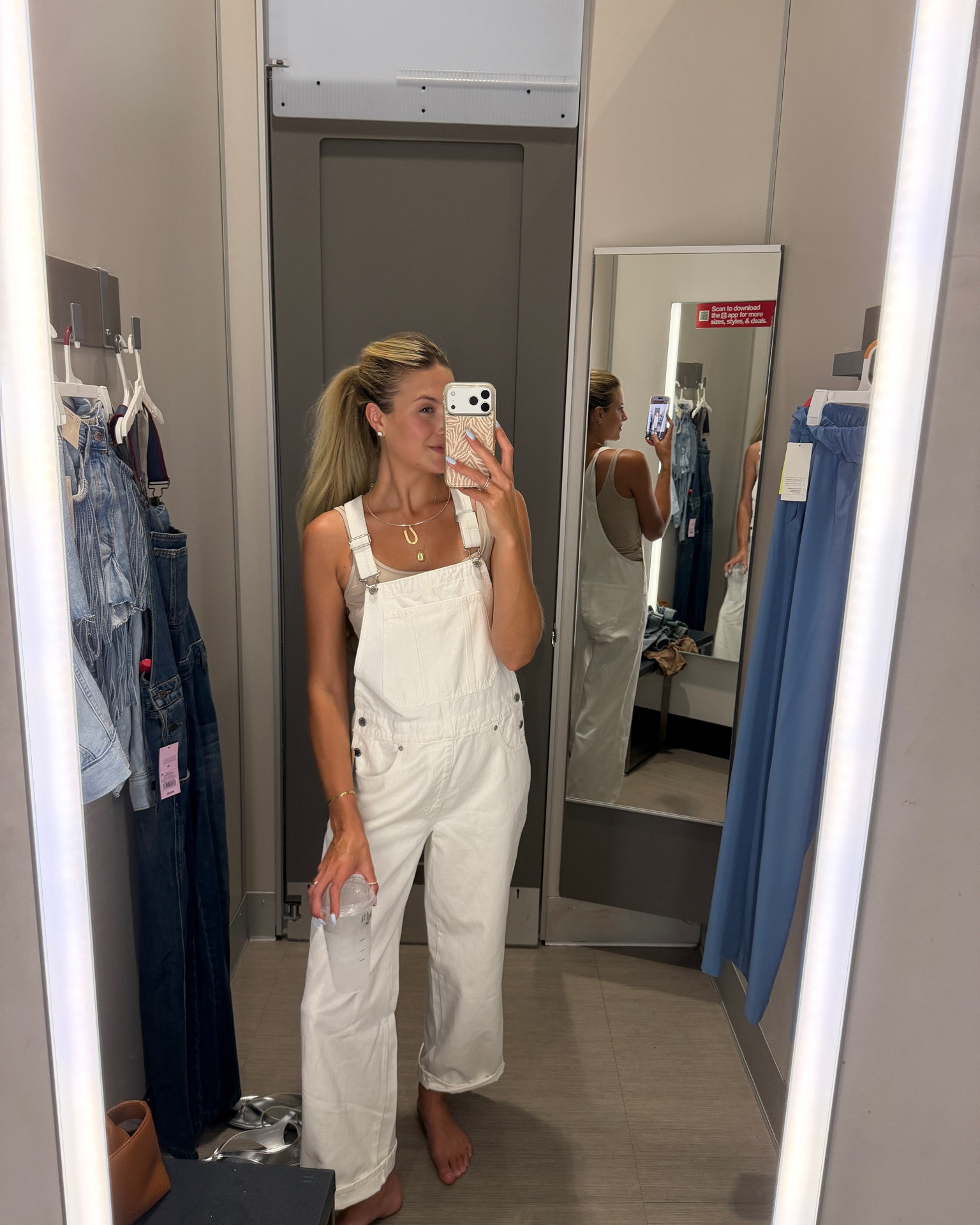 Target is the it girl with these GOOD finds👏🏼👏🏼 Pieces that will be worth it for tons of looks and styles! In a S in overalls, S pant, S size 4 denim shorts and size M denim jacket #target #denim #pants #overalls @Target

#LTKootd
