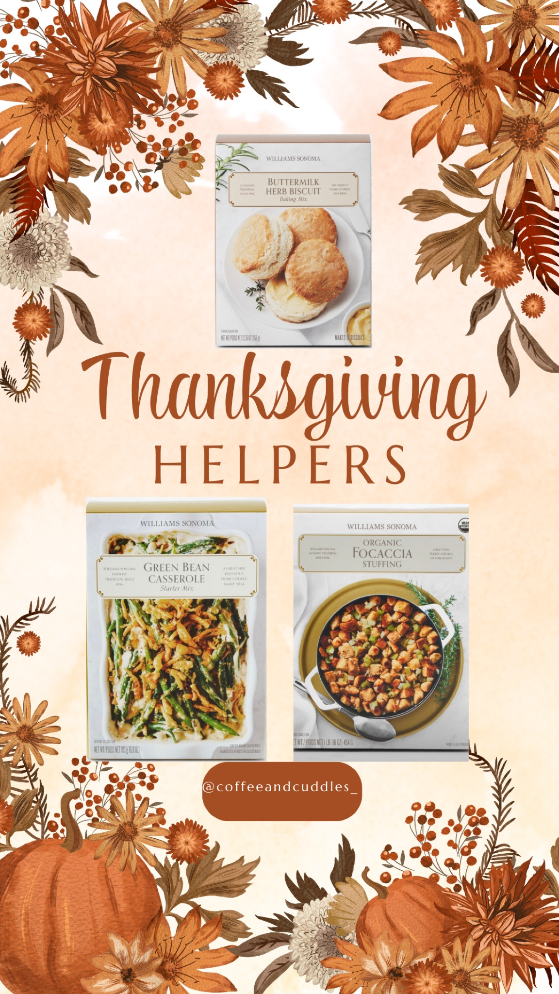 We’ve used the stuffing and green bean casserole for years and they’re so good! Trying out the buscuits this year 🦃🍁

#LTKHome #LTKHoliday