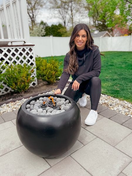 DIY firepit and mosquito repellent! This was super easy and you can also make it very budget friendly. Get a large planter fill it with gravel and dirt then add the tiki torch replacements and top it with some fireproof rock. // amazon home

#LTKhome