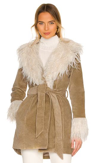 Penny Lane Coat in Beige | Revolve Clothing (Global)