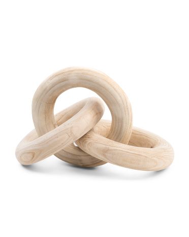 Wooden Rings Decor | TJ Maxx