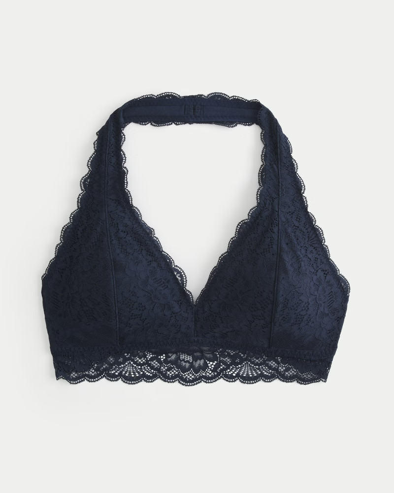 Women's Lace Halter Bralette from Hollister | Hollister (US)
