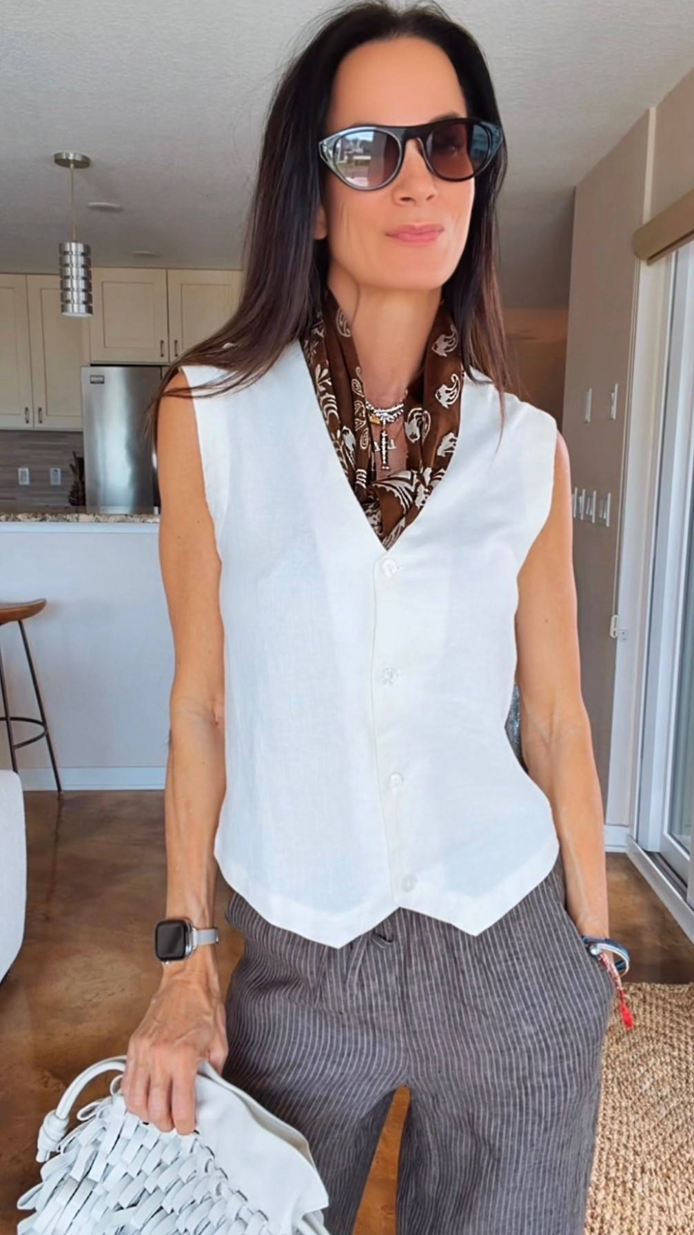 Effortless… but make it intentional.

These linen wide leg pants from Ruti are that throw-on-and-go piece that somehow still looks completely put together.

Lightweight, breathable, perfectly draped… and yes—an elastic waistband (we love a comfortable queen moment).

Styled them with a crisp white vest, classic loafers, and a statement bag for that cool, polished vibe without even trying.

This is your sign to upgrade your everyday uniform.

Use code NICOLE15 for a discount at Ruti.com

Wearing size 0



#LTKootd #LTKgrwm #LTKdayinmylife