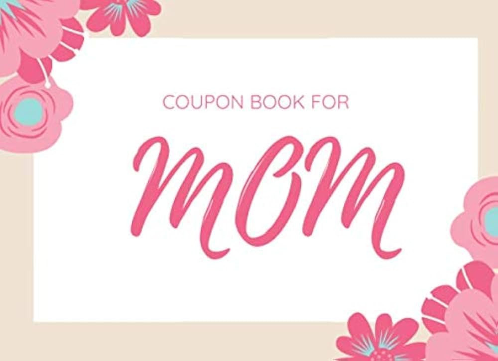 Coupon Book For Mom: Colorful Floral Beautiful Pre-Filled Vouchers | Amazon (US)