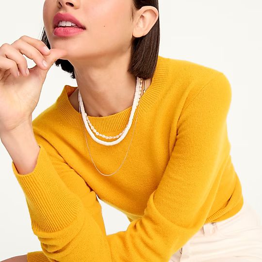 Cashmere classic-fit crewneck sweater | J.Crew US