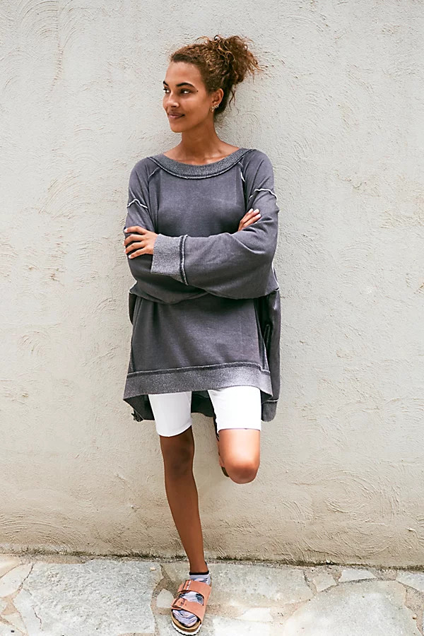 Sun Seeker Sweat by FP Movement at Free People, Vintage Black, L | Free People (Global - UK&FR Excluded)