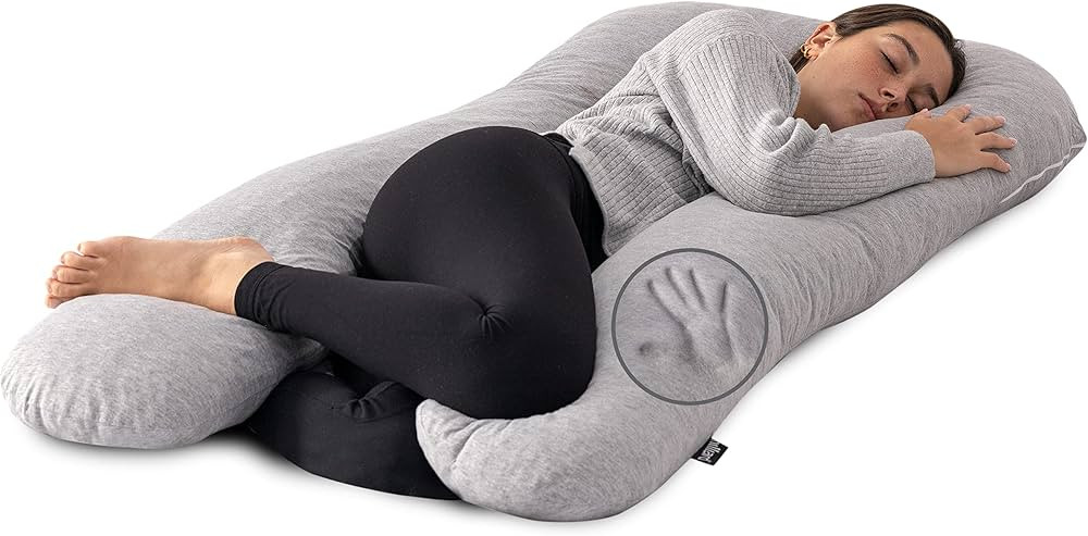Milliard U Shaped Total Body Support Pillow Memory Foam with Cool, Breathable and Washable Cover-... | Amazon (US)