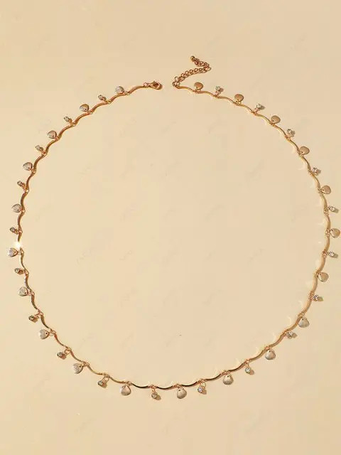 Shell Shape Rhinestone Charm Belly Chain | ZAFUL (Global)