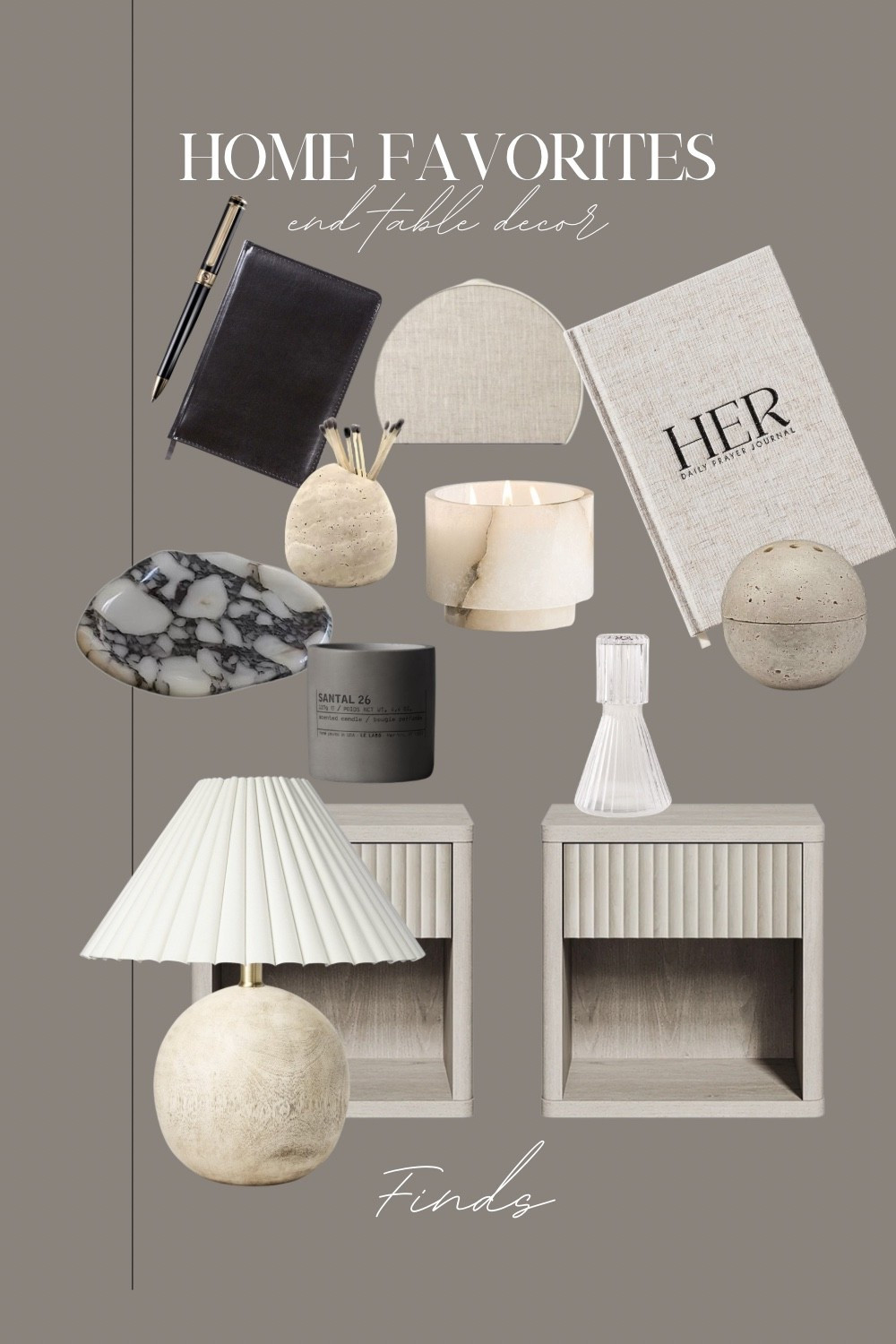 Chic bedroom decor end table finds 🤍

#LTKHome