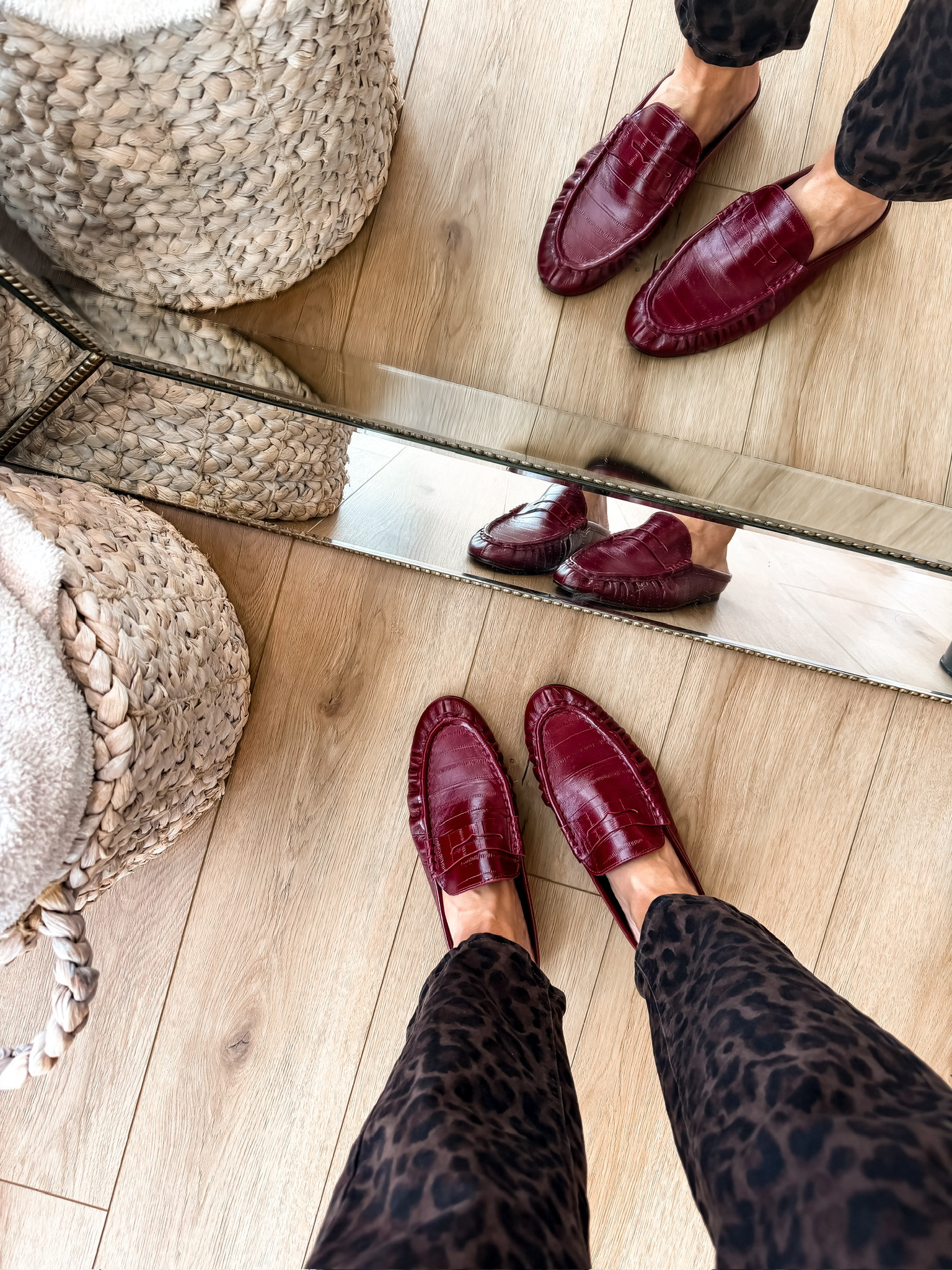 Burgundy loafers might be my favorite shoe switch for fall. The croc texture and rich color make even a simple outfit feel a little more interesting.

burgundy loafers, fall shoes, women’s loafers, croc loafers, flat shoes, fall footwear, burgundy shoes, casual fall outfit, fall accessories, everyday shoes, TheMomInStyle

#LTKootd #LTKSeasonal #LTKOver40