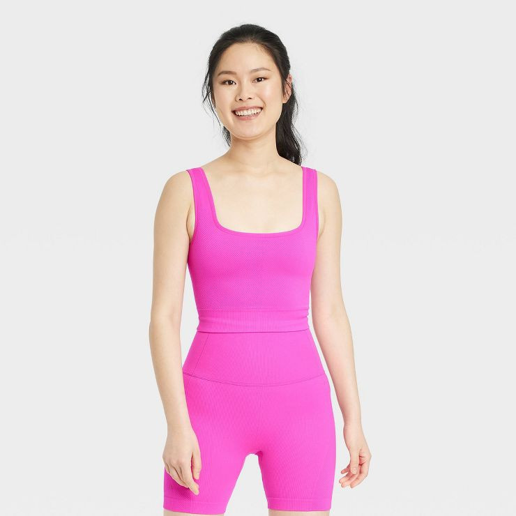 Women's Seamless Cropped Tank Top - All in Motion™ | Target