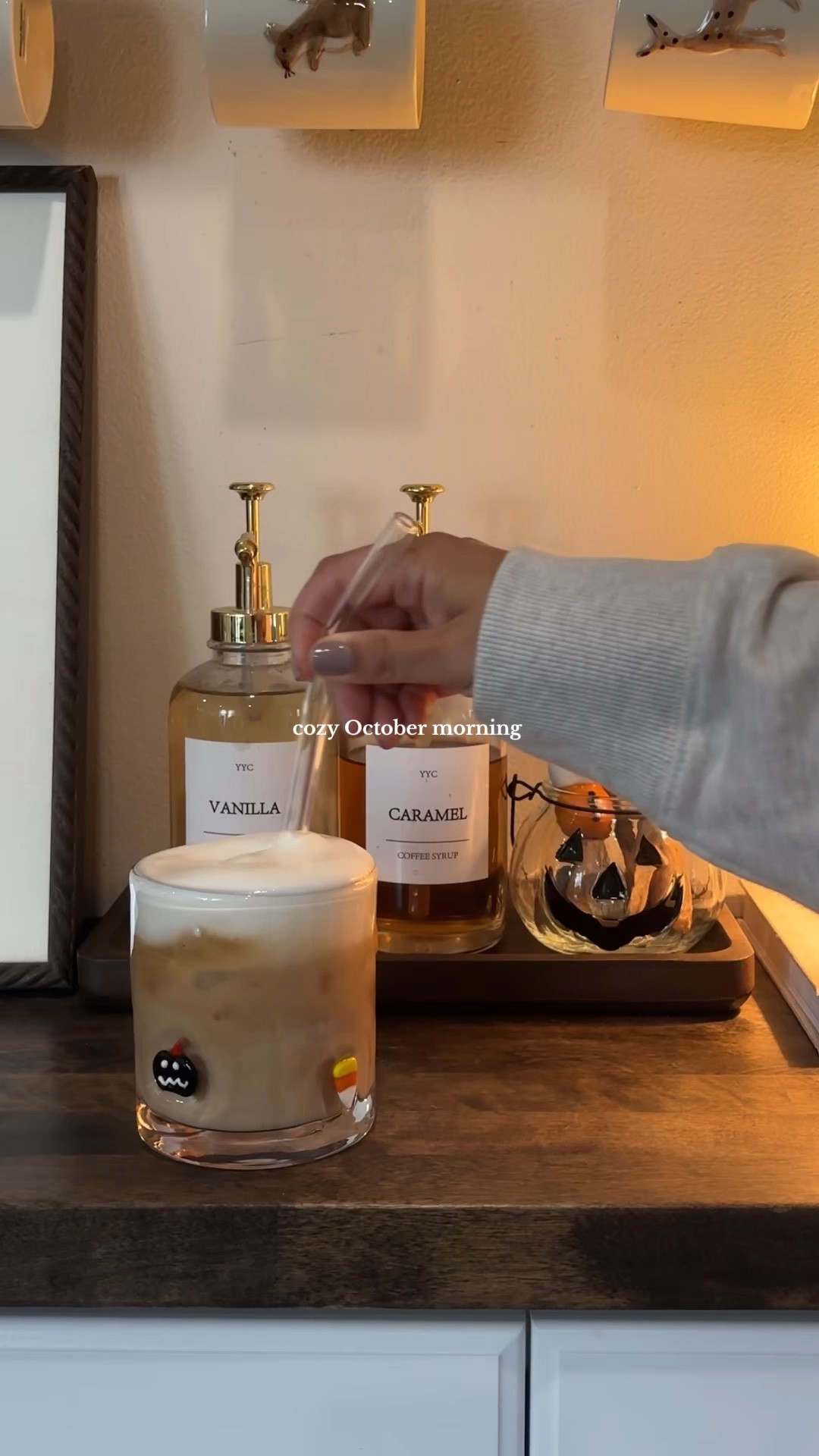 Nothing brings me more peace than a slow cozy morning at home with coffee 🤎☕️🍁

It’s been so fun making coffees at my fall-o-ween coffee bar! In the beginning of November I’ll be setting up my Christmas coffee bar so stay tuned! 


Cozy home, slow morning, morning at home, morning vlog, coffee at home, coffee bar, small home inspo 

#LTKHalloween #LTKHome #LTKStyleTip